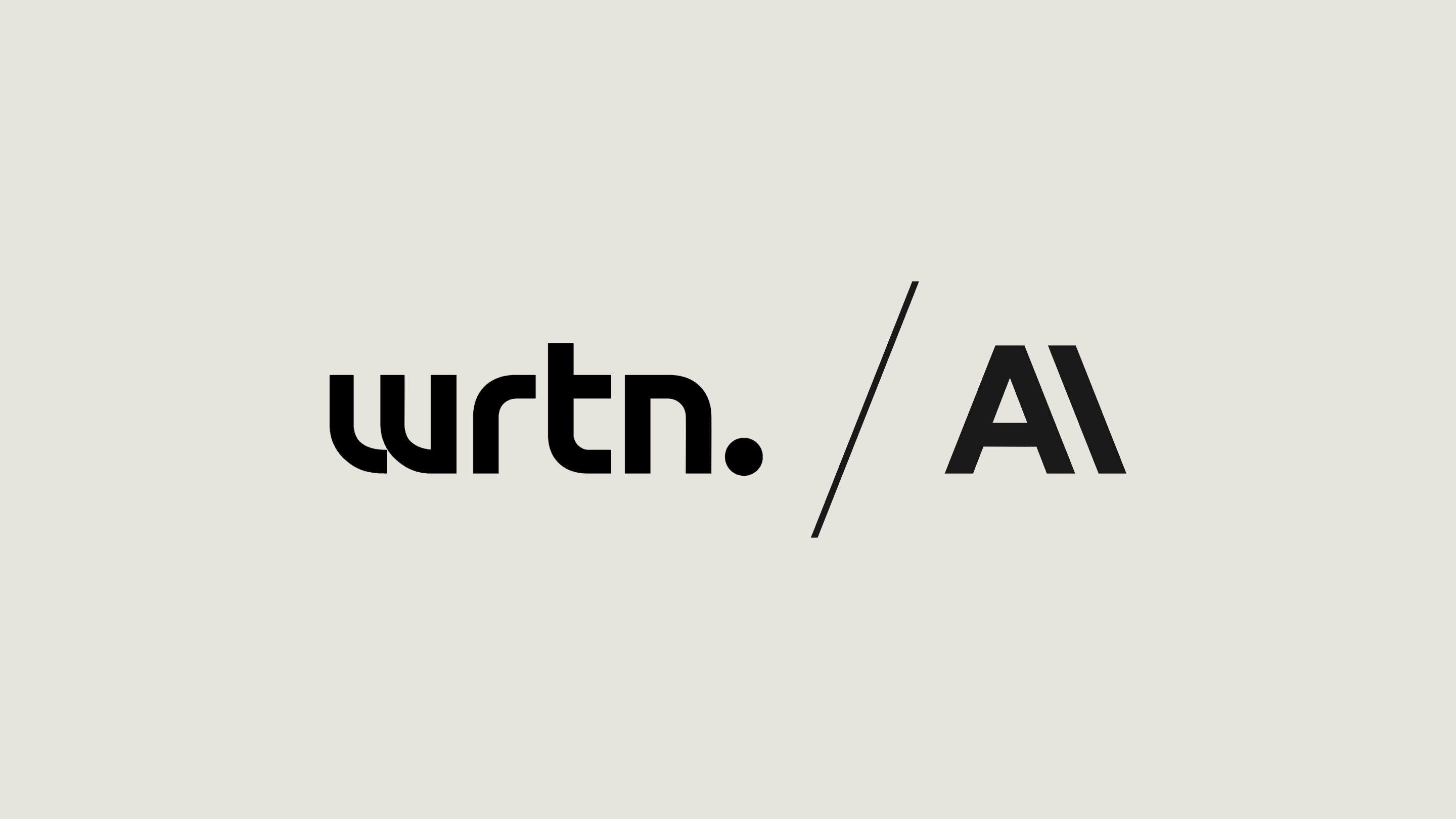 WRTN and Anthropic logo lockup