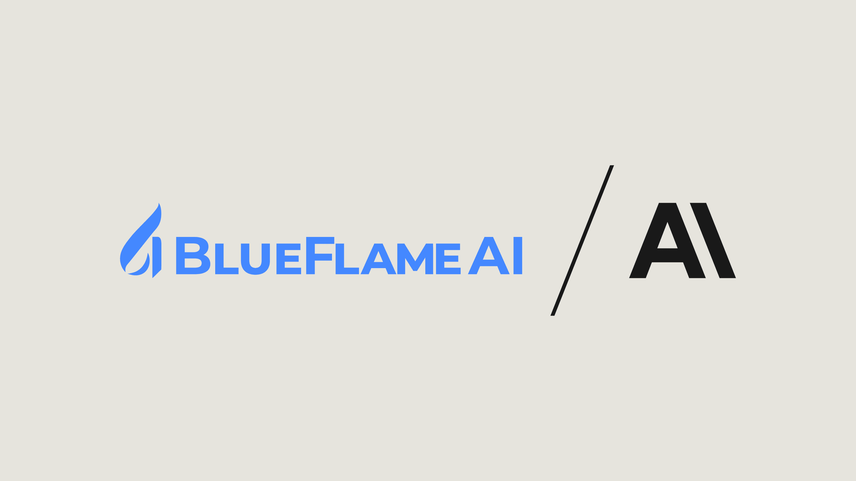 BlueFlame and Anthropic logo lockups