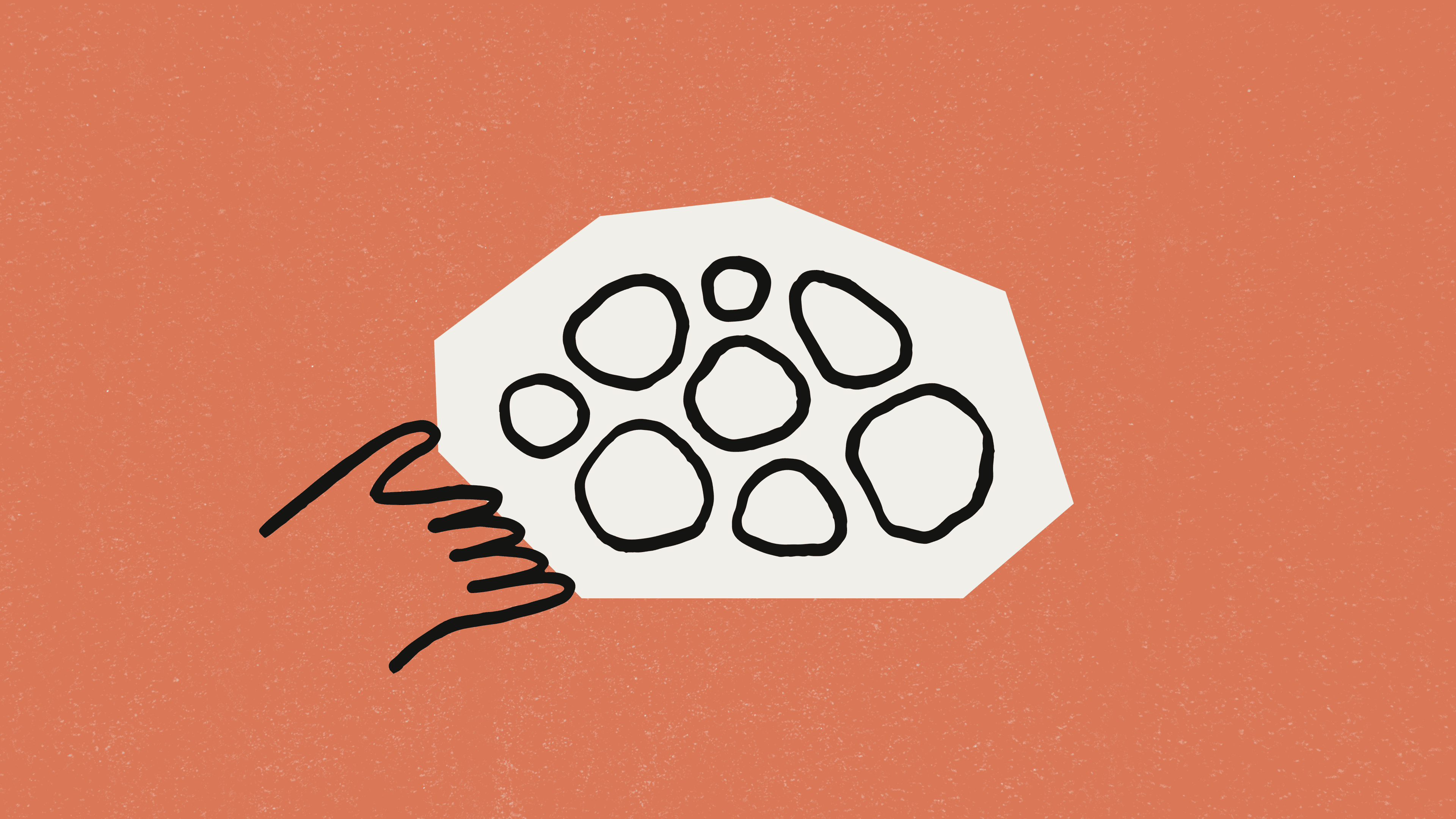 Illustration of a hand reaching for a batch of requests