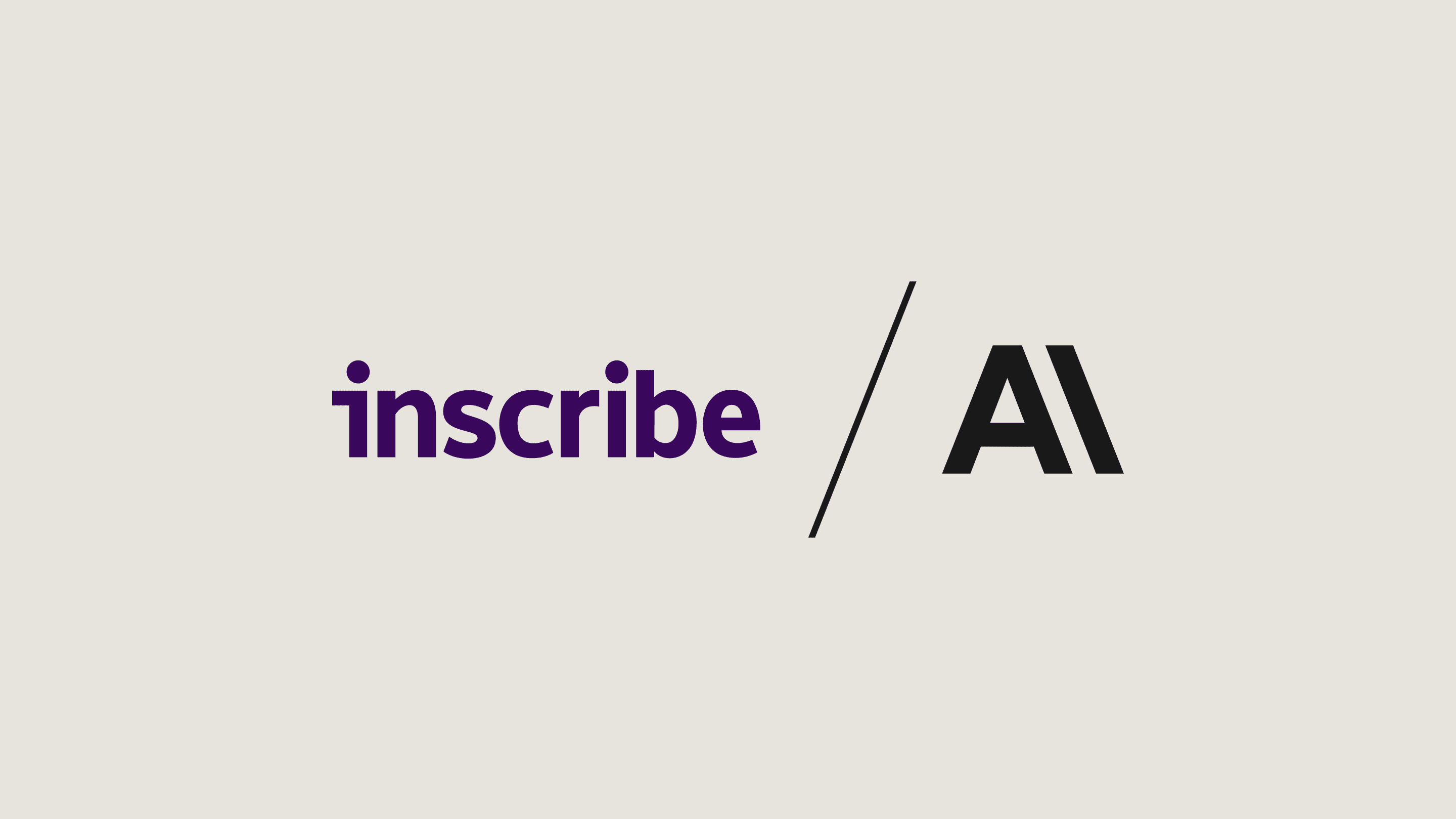 Inscribe and Anthropic logo lockup